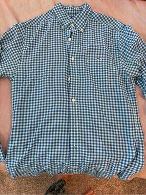 Classic Blue Gingham Button-Down Shirt - Vineyard Vines